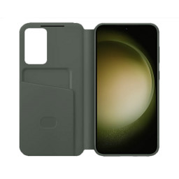 Оригинальный чехол-книжка для телефона Samsung Galaxy S23 Smart View Wallet Case (хаки) фото 2