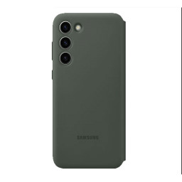 Оригинальный чехол-книжка для телефона Samsung Galaxy S23 Smart View Wallet Case (хаки) фото 1