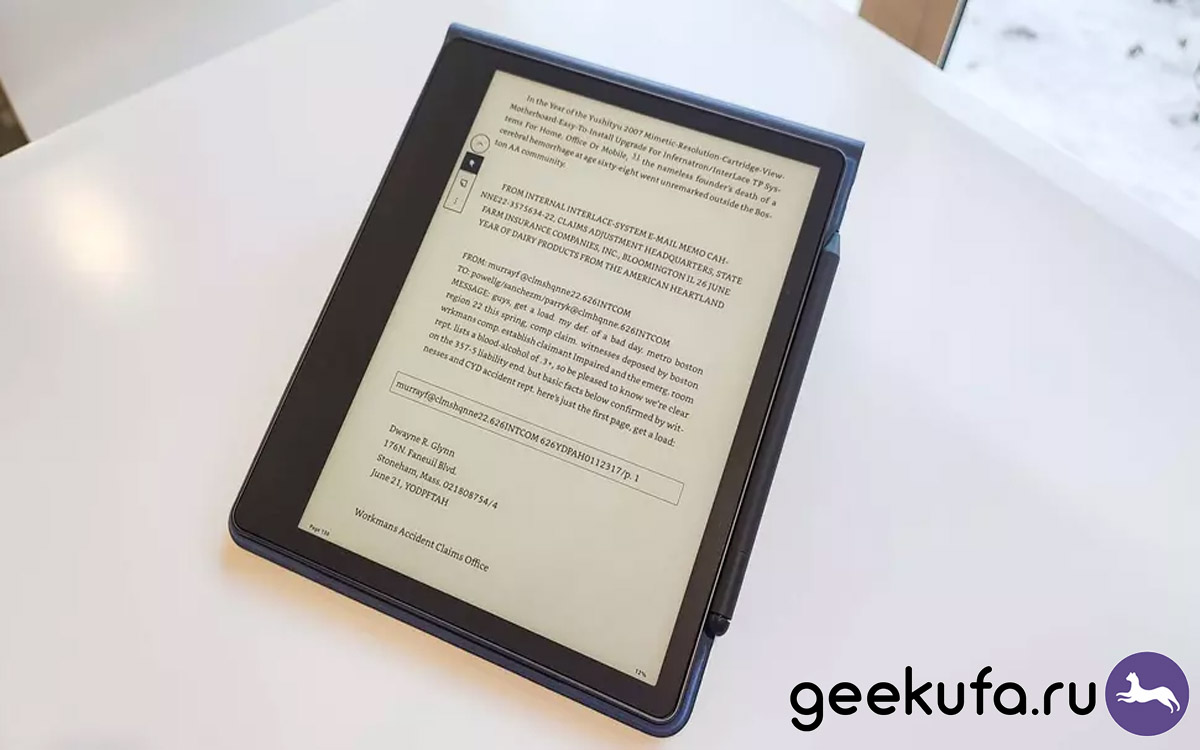 Электронная книга Amazon Kindle Scribe / Интернет-магазин смартфонов и  гаджетов в Уфе / Geek Ufa