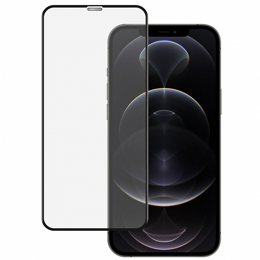 Защитное стекло Remax 3D для iPhone 12 Pro Max 0,3mm черное Уфа купить в интернет-магазине