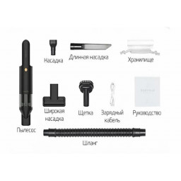 Беспроводной пылесос Cleanfly Portable Vacuum Cleaner H2 черный фото 1
