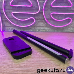 Настольная лампа HUIZUO LED Desk Lamp with Wireless Charger черная фото 4