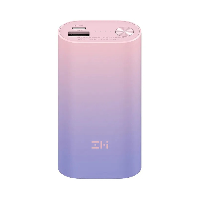 Внешний аккумулятор ZMI QB818 Mini 10000 mAh розовый Уфа купить в интернет-магазине