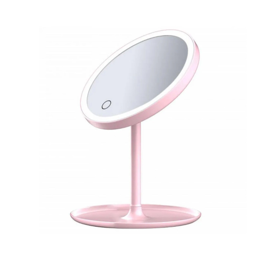 Зеркало для макияжа DOCO Daylight Mirror Pro розовое Уфа купить в интернет-магазине