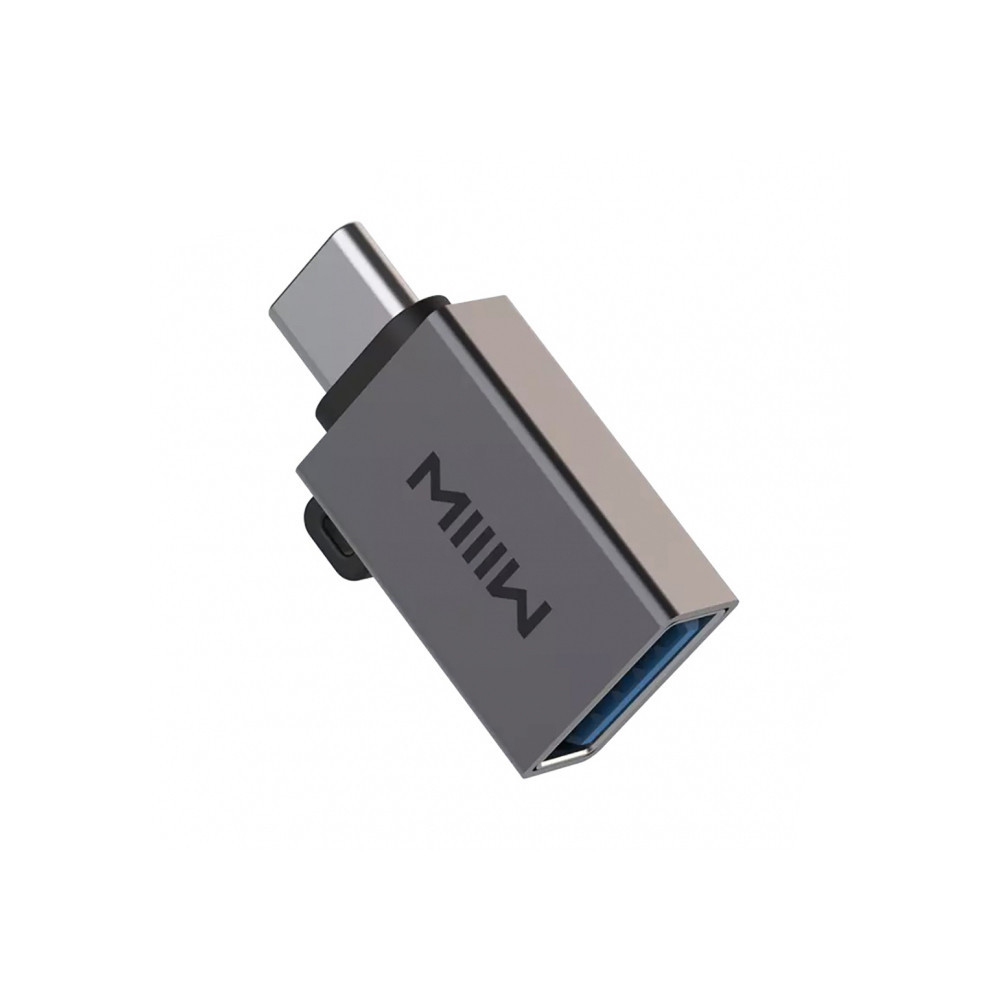 Переходник MiWU Type-C to 2x USB A Adapter T02 Silver Уфа купить в интернет-магазине