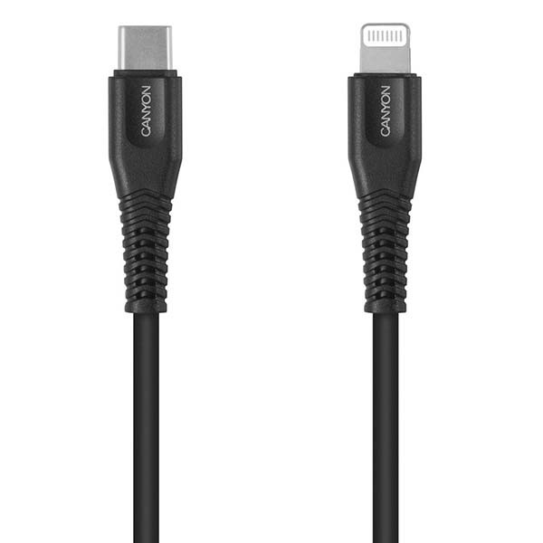 Кабель Akavo USB-C to Lightning 1.2 m черный Уфа купить в интернет-магазине