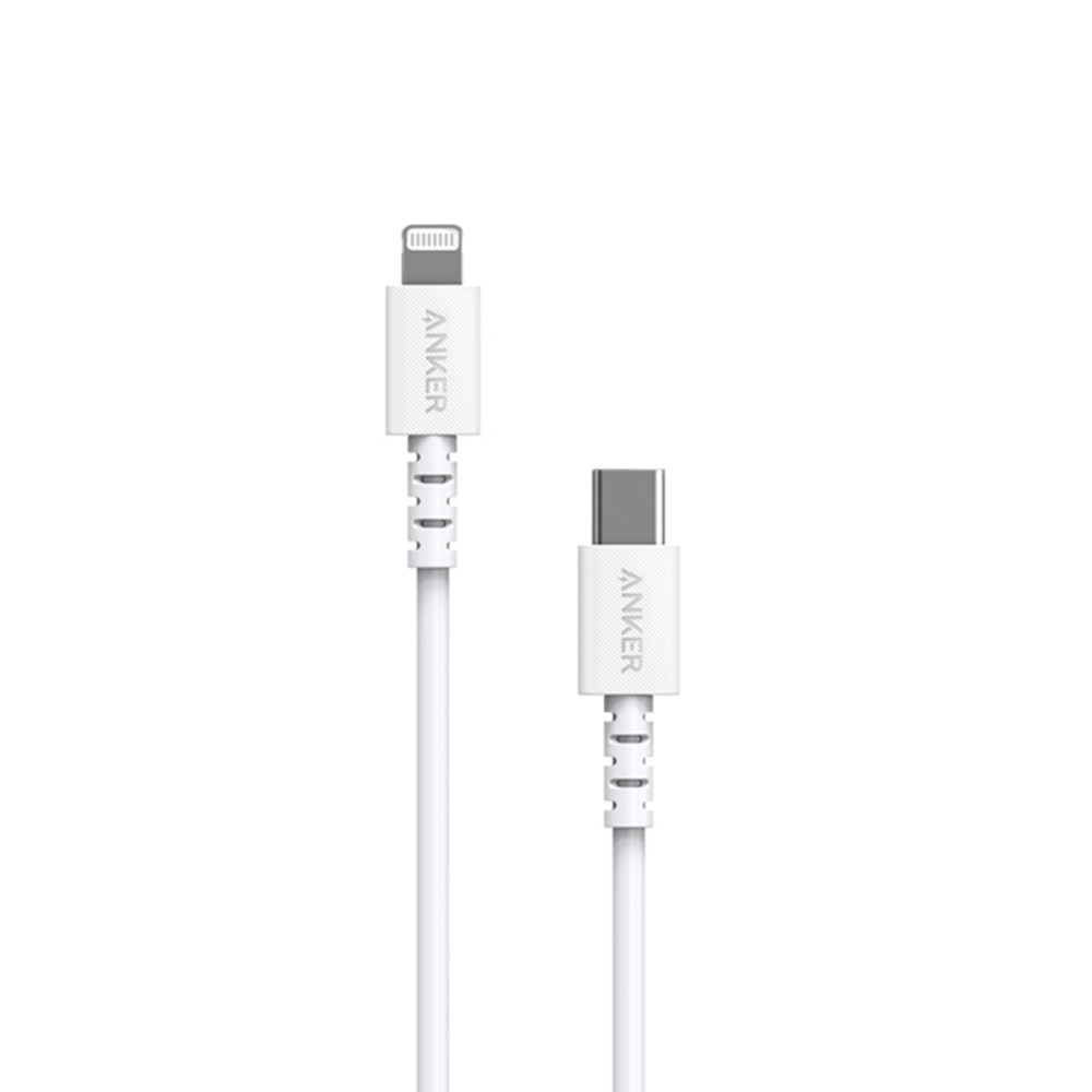 Lightning кабель Anker PowerLine Select USB-C Lightning MFI 0,9м A8612 WT белый Уфа купить в интернет-магазине