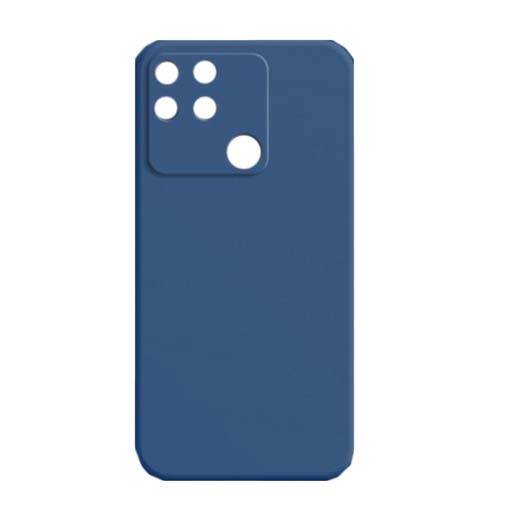 Силиконовая накладка для смартфона Realme Narzo 50A (синяя) Уфа купить в интернет-магазине