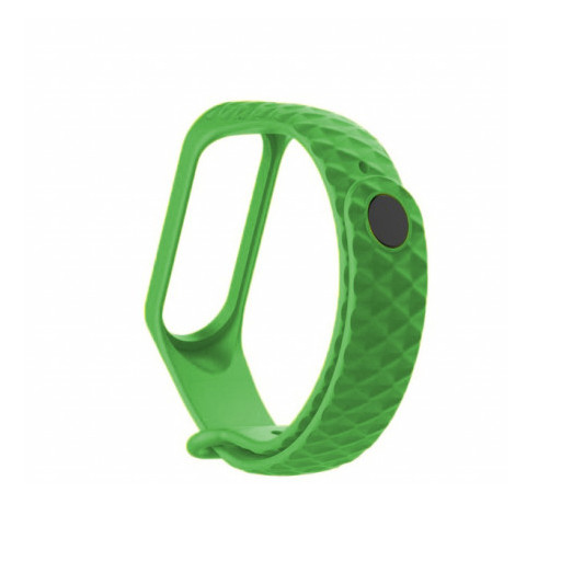 Ремешок для Mi Band 3/4 зеленый бриллиант Уфа купить в интернет-магазине