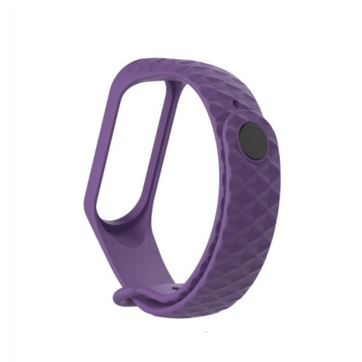 Ремешок для Mi Band 3/4 фиолетовый бриллиант Уфа купить в интернет-магазине