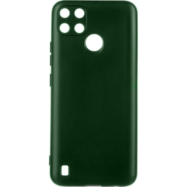 Силиконовая накладка для смартфона Realme C21Y (зеленая) Уфа купить в интернет-магазине