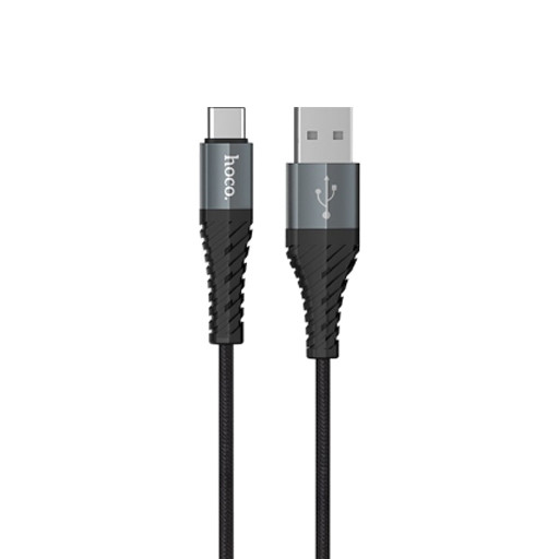Type-C кабель Hoco X38 Cool Charging data cable черный Уфа купить в интернет-магазине