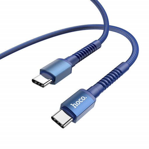 Type-C кабель Hoco X71 Especial 60W Type-C to Type-C синий Уфа купить в интернет-магазине