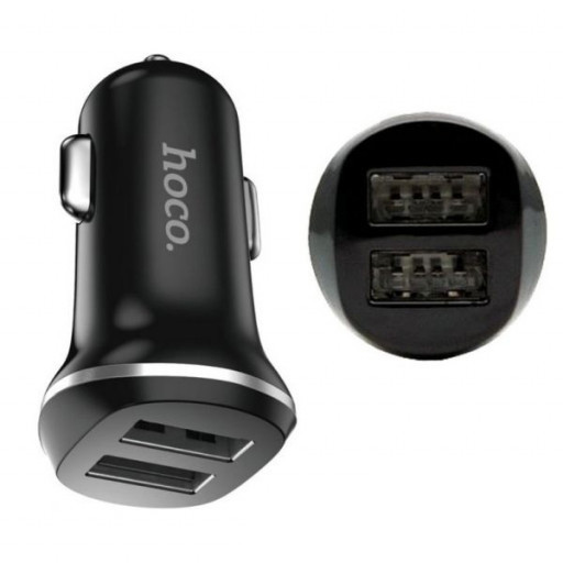Автомобильное зарядное устройство HOCO Z1 Car Charger Black Уфа купить в интернет-магазине