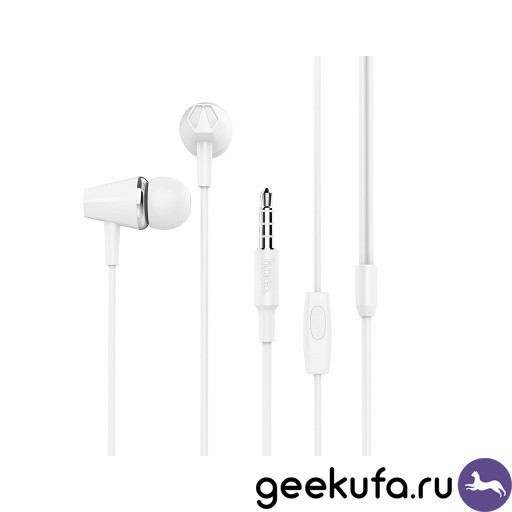 Наушники Hoco M34 Honor music earphones 1.2m (белые) Уфа купить в интернет-магазине