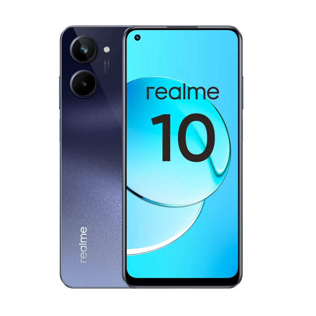 Смартфон Realme 10 8/256GB (черный) Уфа купить в интернет-магазине