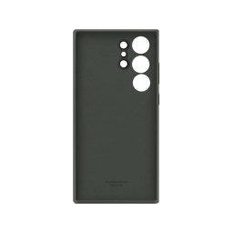 Оригинальная накладка для телефона Samsung Galaxy S23 Ultra Silicone Case (хаки) фото 1