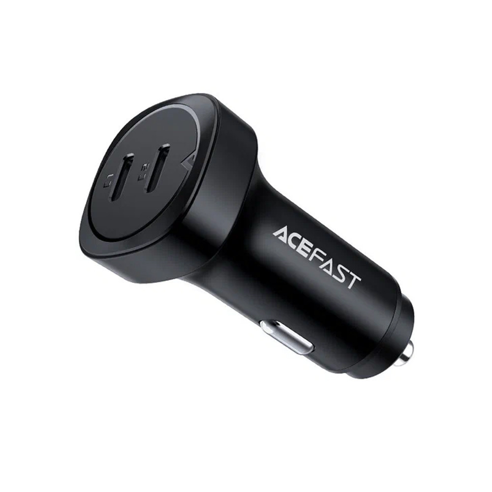 Автомобильное зарядное устройство ACEFAST B2 72W dual USB-C metal charger черное Уфа купить в интернет-магазине
