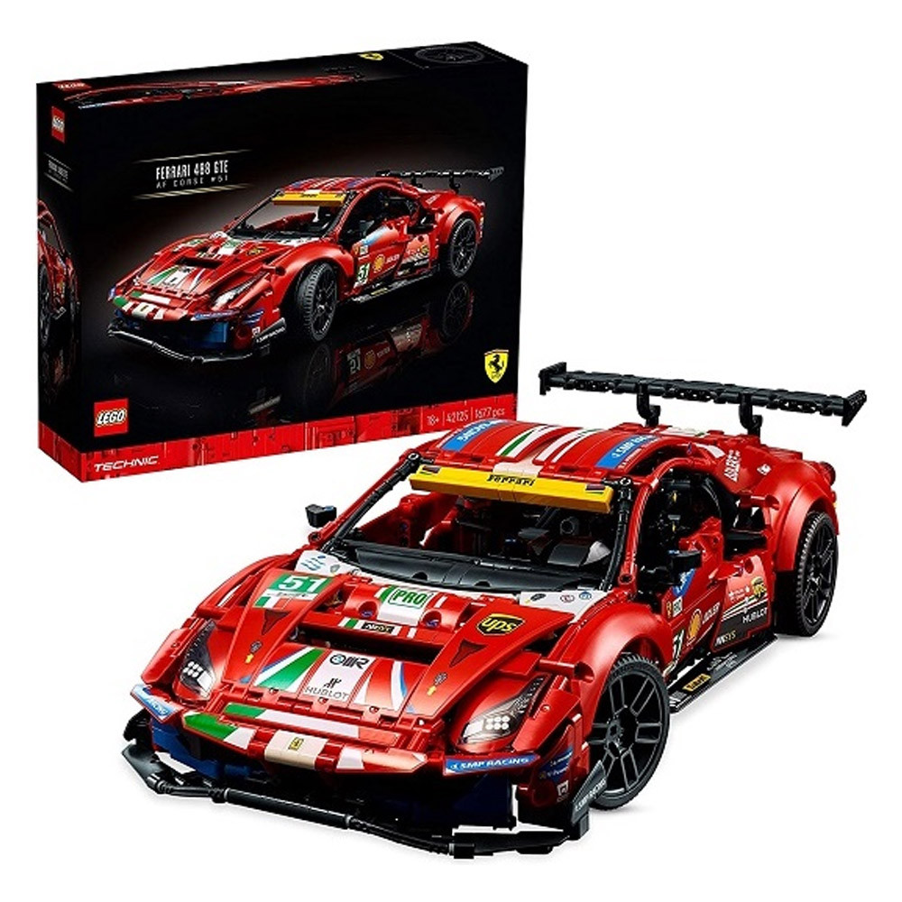 Конструктор LEGO Technic 42125 - Ferrari 488 GTE Уфа купить в интернет-магазине
