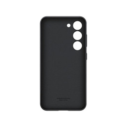 Оригинальная накладка для телефона Samsung Galaxy S23 Plus Leather Case (черная) фото 3