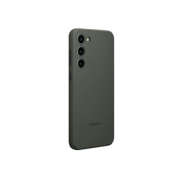 Оригинальная накладка для телефона Samsung Galaxy S23 Plus Silicone Case (хаки) фото 1