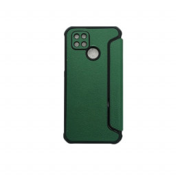 Чехол-книжка Fashion магнитный для смартфона Poco C40 (зеленый) фото 1