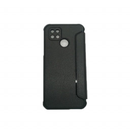 Чехол-книжка Fashion магнитный для смартфона Poco C40 (черный) фото 1