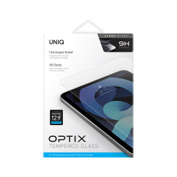 Защитное стекло Uniq OPTIX Clear для iPad Pro 12.9 2018/2021/2022 фото 1