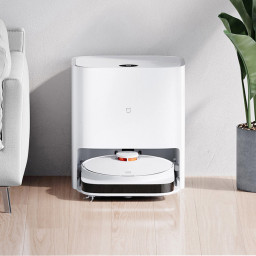 Робот пылесос Mijia Pro Self-Emptying Robot Vacuum STYTJ06ZHM белый фото 6
