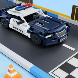 Конструктор Onebot Police Car Building Blocks фото 4