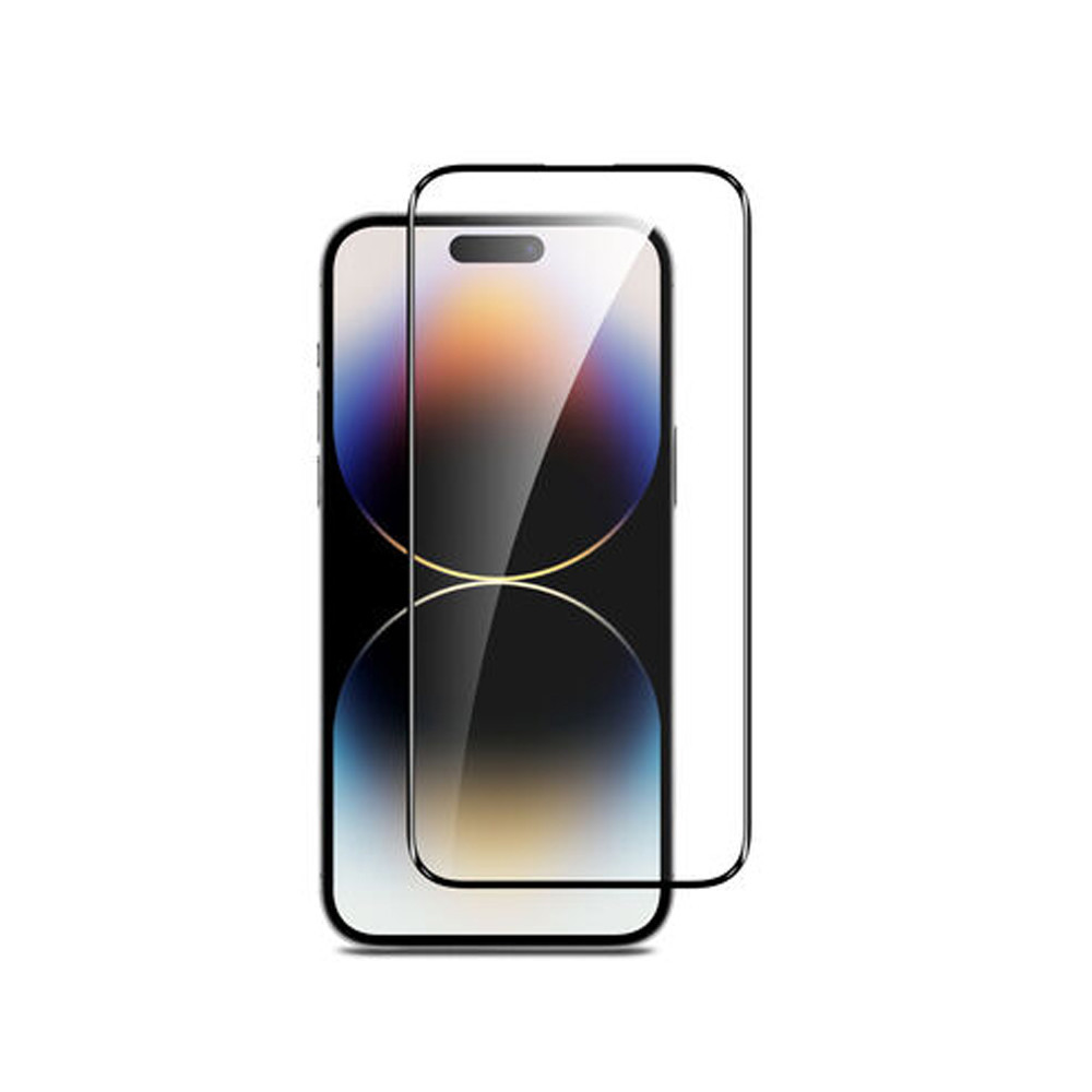 Защитное стекло Mocoll 3D для iPhone 15 Plus черное Уфа купить в интернет-магазине