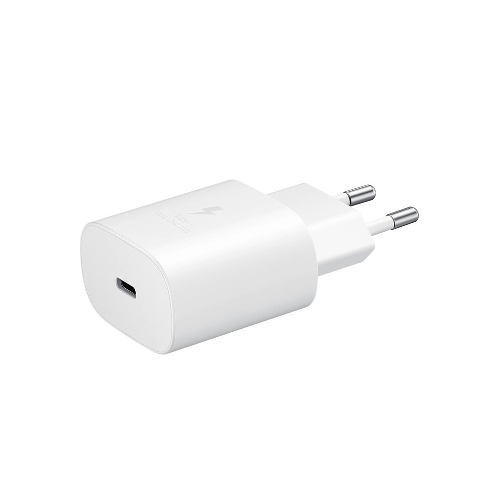 Купить сетевое зарядное устройство Samsung 25W PD Power Adapter USB-C to  USB-C Cable белое по низкой цене в Уфе