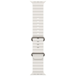 Часы Apple Watch Ultra 2 49mm, корпус из титана, ремешок Ocean белого цвета фото 2