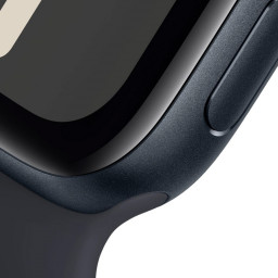Часы Apple Watch SE 2023 40 мм, Корпус из алюминия цвета "тёмная ночь", Спортивный ремешок цвета "темная ночь" фото 2