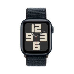 Часы Apple Watch SE 2023 40 мм, Корпус из алюминия цвета "тёмная ночь", Ремешок Loop цвета "темная ночь" фото 1
