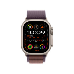 Часы Apple Watch Ultra 2 49mm, корпус из титана, ремешок Alpine цвета индиго фото 1