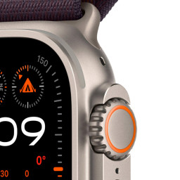 Часы Apple Watch Ultra 2 49mm, корпус из титана, ремешок Alpine цвета индиго фото 2
