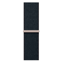 Часы Apple Watch Series 9 45 мм, Корпус из алюминия цвета "тёмная ночь", Ремешок Sport Loop цвета "темная ночь" фото 2