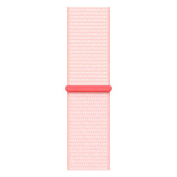 Часы Apple Watch Series 9 41 мм, Корпус из алюминия розового цвета, Ремешок Sport Loop розового цвета фото 2