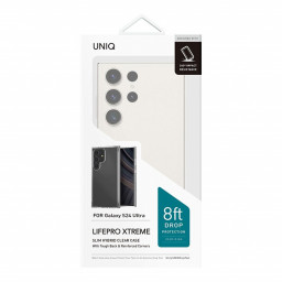Чехол Uniq LifePro Xtreme для Samsung Galaxy S24 Ultra прозрачный фото 1