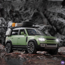 Игрушечная машина Che Zhi Land Rover (зеленая) фото 3