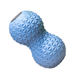 Мяч массажный двойной (голубой)
