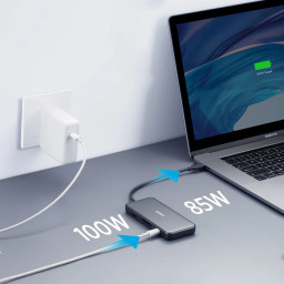 Адаптер Anker 341/8346 USB-C Hub 7в1 фото 2