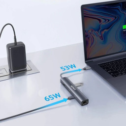 Адаптер Anker 543/8365 USB-C Hub 6в1 фото 2