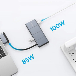 Адаптер Anker 8384 PowerExpand USB-C Media Hub 9в2 фото 2