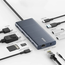 Адаптер Anker 563/8385 USB-C Hub 11в1 фото 1