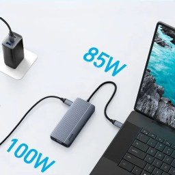 Адаптер Anker 83C2 USB-C Hub 10в1 фото 2