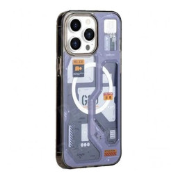 Накладка Spigen Ultra Hybrid G20 Zero one Magsafe для iPhone 13/iPhone 14 фиолетовая купить в Уфе