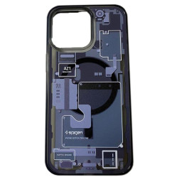 Накладка Spigen Ultra Hybrid ZeroOne для iPhone 13/iPhone 14 серая купить в Уфе