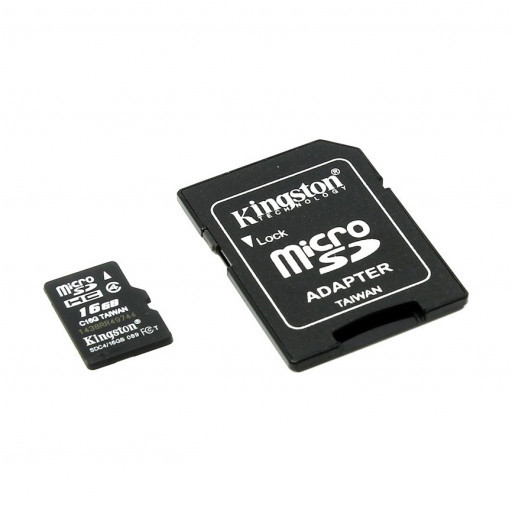 Карта памяти MicroSD 16Gb Smartbuy + SD адаптер Уфа купить в интернет-магазине